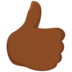 Thumbs Up: Medium-dark Skin Tone Emoji Copy Paste ― 👍🏾 - messenger