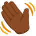 Waving Hand: Medium-dark Skin Tone Emoji Copy Paste ― 👋🏾 - messenger