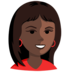 Woman: Dark Skin Tone Emoji Copy Paste ― 👩🏿 - messenger