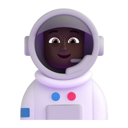 Astronaut: Dark Skin Tone Emoji Copy Paste ― 🧑🏿‍🚀 - microsoft-teams-gifs