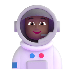 Astronaut: Medium-dark Skin Tone Emoji Copy Paste ― 🧑🏾‍🚀 - microsoft-teams-gifs