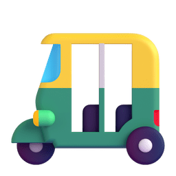 Auto Rickshaw Emoji Copy Paste ― 🛺 - microsoft-teams-gifs