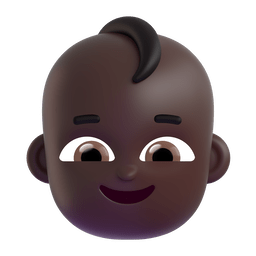 Baby: Dark Skin Tone Emoji Copy Paste ― 👶🏿 - microsoft-teams-gifs
