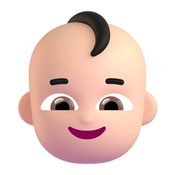 Baby: Light Skin Tone Emoji Copy Paste ― 👶🏻 - microsoft-teams-gifs