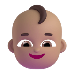 Baby: Medium Skin Tone Emoji Copy Paste ― 👶🏽 - microsoft-teams-gifs