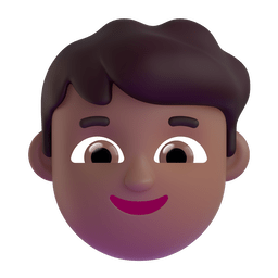Boy: Medium-dark Skin Tone Emoji Copy Paste ― 👦🏾 - microsoft-teams-gifs