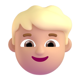 Boy: Medium-light Skin Tone Emoji Copy Paste ― 👦🏼 - microsoft-teams-gifs
