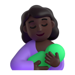 Breast-feeding: Dark Skin Tone Emoji Copy Paste ― 🤱🏿 - microsoft-teams-gifs