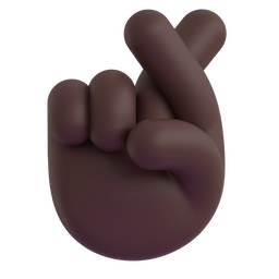 Crossed Fingers: Dark Skin Tone Emoji Copy Paste ― 🤞🏿 - microsoft-teams-gifs