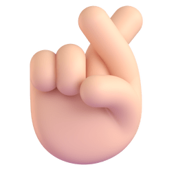 Crossed Fingers: Light Skin Tone Emoji Copy Paste ― 🤞🏻 - microsoft-teams-gifs