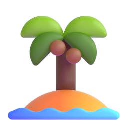 Desert Island Emoji Copy Paste ― 🏝️ - microsoft-teams-gifs