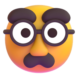 Disguised Face Emoji Copy Paste ― 🥸 - microsoft-teams-gifs
