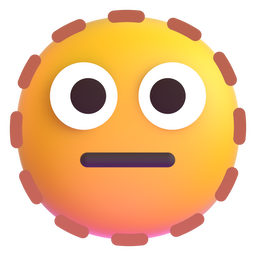 Dotted Line Face Emoji Copy Paste ― 🫥 - microsoft-teams-gifs