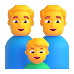 Family: Man, Man, Boy Emoji Copy Paste ― 👨‍👨‍👦 - microsoft-teams-gifs