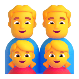 Family: Man, Man, Girl, Girl Emoji Copy Paste ― 👨‍👨‍👧‍👧 - microsoft-teams-gifs