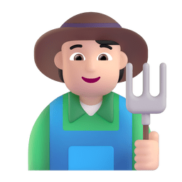 Farmer: Light Skin Tone Emoji Copy Paste ― 🧑🏻‍🌾 - microsoft-teams-gifs