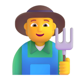 Farmer Emoji Copy Paste ― 🧑‍🌾 - microsoft-teams-gifs