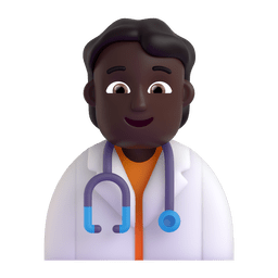 Health Worker: Dark Skin Tone Emoji Copy Paste ― 🧑🏿‍⚕ - microsoft-teams-gifs