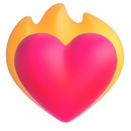 Heart On Fire Emoji Copy Paste ― ❤️‍🔥 - microsoft-teams-gifs