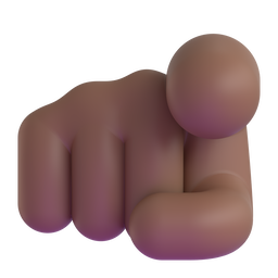 Index Pointing At The Viewer: Medium-dark Skin Tone Emoji Copy Paste ― 🫵🏾 - microsoft-teams-gifs
