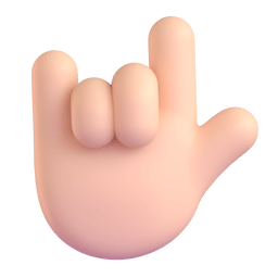 Love-you Gesture: Light Skin Tone Emoji Copy Paste ― 🤟🏻 - microsoft-teams-gifs