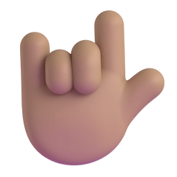Love-you Gesture: Medium Skin Tone Emoji Copy Paste ― 🤟🏽 - microsoft-teams-gifs