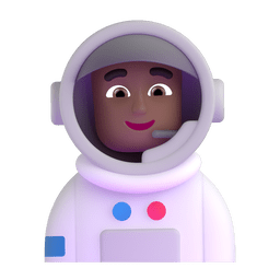 Man Astronaut: Medium-dark Skin Tone Emoji Copy Paste ― 👨🏾‍🚀 - microsoft-teams-gifs