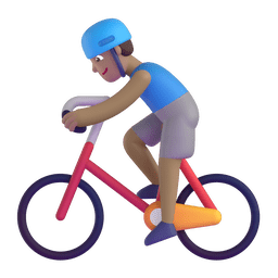 Man Biking: Medium Skin Tone Emoji Copy Paste ― 🚴🏽‍♂ - microsoft-teams-gifs