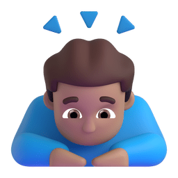 Man Bowing: Medium Skin Tone Emoji Copy Paste ― 🙇🏽‍♂ - microsoft-teams-gifs
