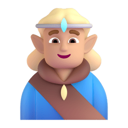Man Elf: Medium-light Skin Tone Emoji Copy Paste ― 🧝🏼‍♂ - microsoft-teams-gifs