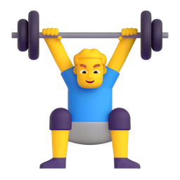 Man Lifting Weights Emoji Copy Paste ― 🏋️‍♂️ - microsoft-teams-gifs