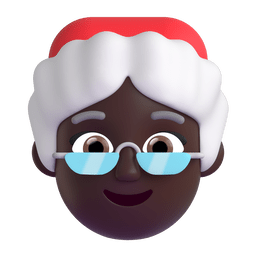 Mrs. Claus: Dark Skin Tone Emoji Copy Paste ― 🤶🏿 - microsoft-teams-gifs