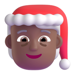 Mx Claus: Medium-dark Skin Tone Emoji Copy Paste ― 🧑🏾‍🎄 - microsoft-teams-gifs