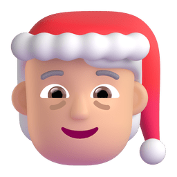 Mx Claus: Medium-light Skin Tone Emoji Copy Paste ― 🧑🏼‍🎄 - microsoft-teams-gifs