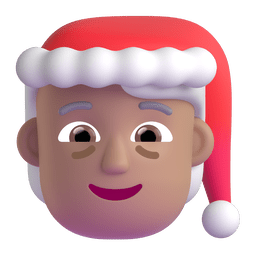 Mx Claus: Medium Skin Tone Emoji Copy Paste ― 🧑🏽‍🎄 - microsoft-teams-gifs
