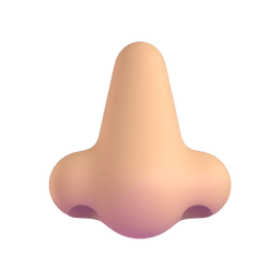Nose: Medium-light Skin Tone Emoji Copy Paste ― 👃🏼 - microsoft-teams-gifs