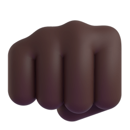 Oncoming Fist: Dark Skin Tone Emoji Copy Paste ― 👊🏿 - microsoft-teams-gifs