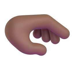 Palm Down Hand: Medium-dark Skin Tone Emoji Copy Paste ― 🫳🏾 - microsoft-teams-gifs