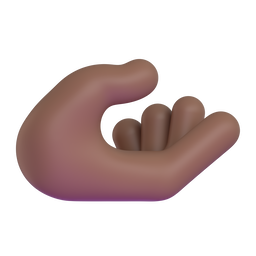 Palm Up Hand: Medium-dark Skin Tone Emoji Copy Paste ― 🫴🏾 - microsoft-teams-gifs