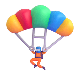 Parachute Emoji Copy Paste ― 🪂 - microsoft-teams-gifs