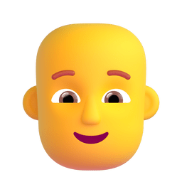 Person: Bald Emoji Copy Paste ― 🧑‍🦲 - microsoft-teams-gifs