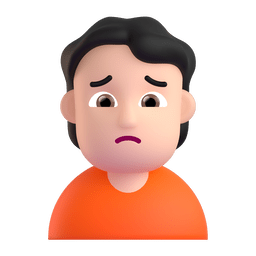Person Frowning: Light Skin Tone Emoji Copy Paste ― 🙍🏻 - microsoft-teams-gifs