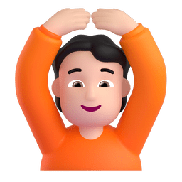 Person Gesturing OK: Light Skin Tone Emoji Copy Paste ― 🙆🏻 - microsoft-teams-gifs