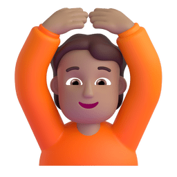Person Gesturing OK: Medium Skin Tone Emoji Copy Paste ― 🙆🏽 - microsoft-teams-gifs