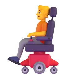 Person In Motorized Wheelchair Emoji Copy Paste ― 🧑‍🦼 - microsoft-teams-gifs