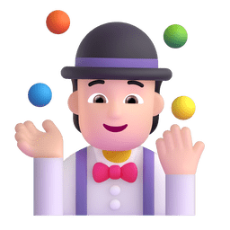 Person Juggling: Light Skin Tone Emoji Copy Paste ― 🤹🏻 - microsoft-teams-gifs