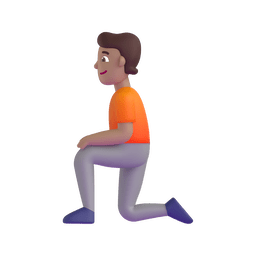 Person Kneeling: Medium Skin Tone Emoji Copy Paste ― 🧎🏽 - microsoft-teams-gifs