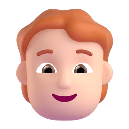 Person: Light Skin Tone, Red Hair Emoji Copy Paste ― 🧑🏻‍🦰 - microsoft-teams-gifs