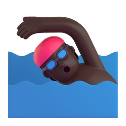 Person Swimming: Dark Skin Tone Emoji Copy Paste ― 🏊🏿 - microsoft-teams-gifs