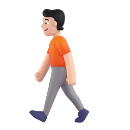 Person Walking: Light Skin Tone Emoji Copy Paste ― 🚶🏻 - microsoft-teams-gifs